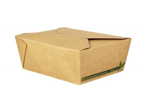 Compostable Kraft Container No8 x 300