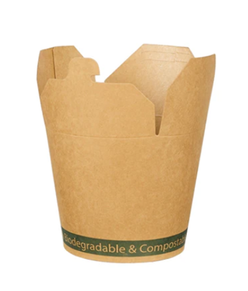 Compostable Kraft Round Pail 26oz x 500