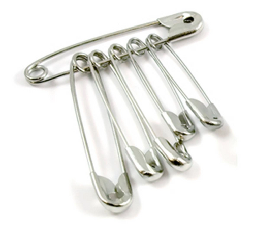 Safety Pins (pack of 6) x 1