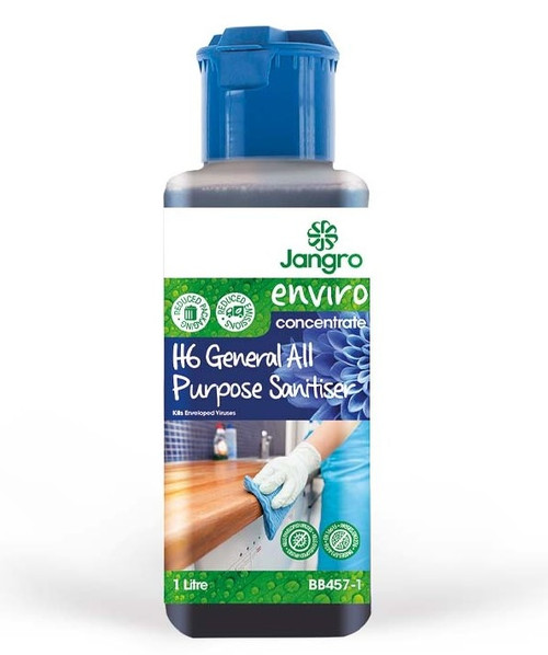 Enviro H6 Concentrate All Purpose Sanitiser 1 Litre