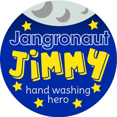 Jangronauts Round Pupil Stickers Set Jimmy x 20