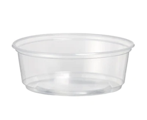Clear Round Food Container 8oz x 500