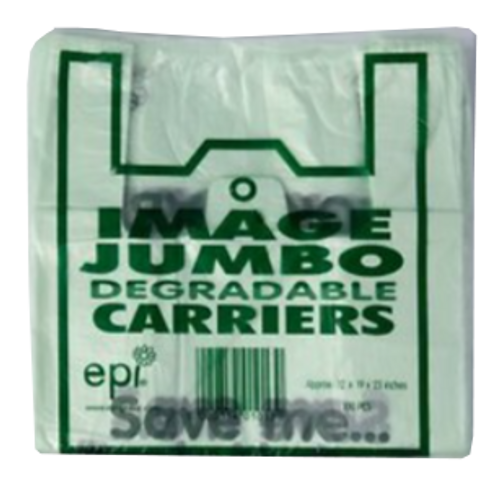 Vest Carrier Degradable 11" x 17" x 21" x 2000 Printed Green