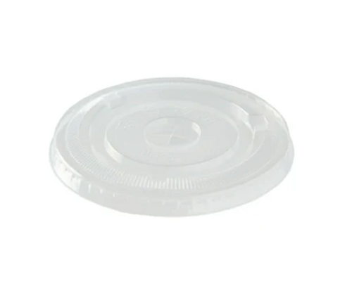 Sip Thru Straw Flat Compostable Lid to fit 9-20oz Cupsx 1000