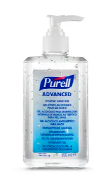 GOJO Purell Advanced Hygienic Hand Rub 300ml PumpBottles x12