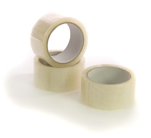 2" Clear Poly Prop Tape 66m