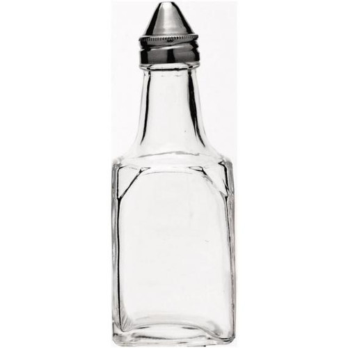 Square Glass Vinegar Bottle x 12