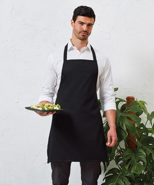 Black Chefs Bib Apron 38"x28"