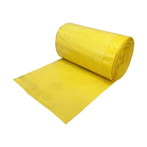 Clinical Sacks Yellow Medium Duty 11" x 17" x 26" 20 Litre x 500