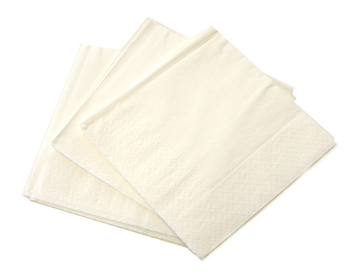 Napkin 1ply 33cm White x 5000