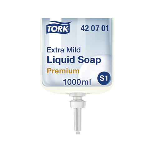 Tork Extra Mild Liquid Soap S1 1 Litre x 6
