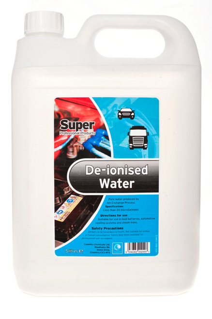 De-Ionised Water 5 Litre