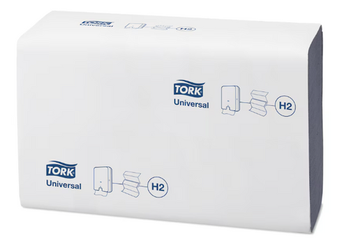 Tork H2 Narrow Multifold Hand Towels 1ply Blue x 3000