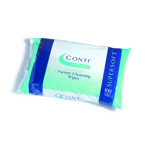 Conti Supersoft Large Dry Patient Wipes 28 x 32cm x 100