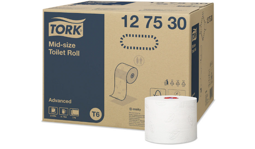 Tork Advanced Compact Auto Shift Toilet Rolls 2ply x 27