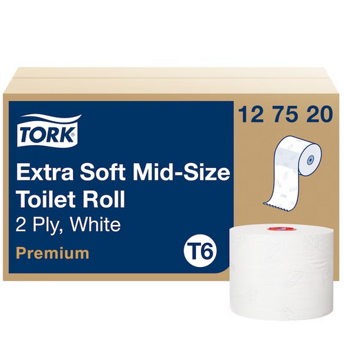 Tork Premium Mid Size Toilet Roll T6 2ply x 27