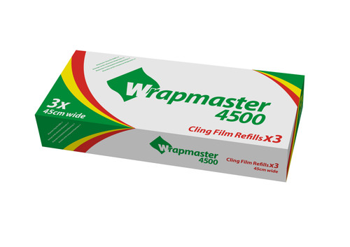 Wrapmaster Cling Film 18" 300m x 3