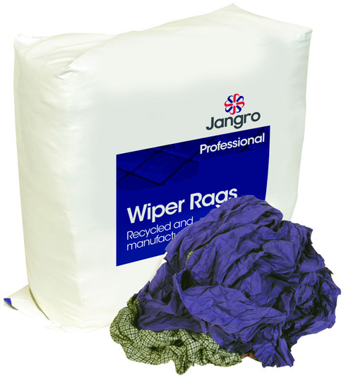 Jangro Coloured Cotton Wiper - Yellow Label