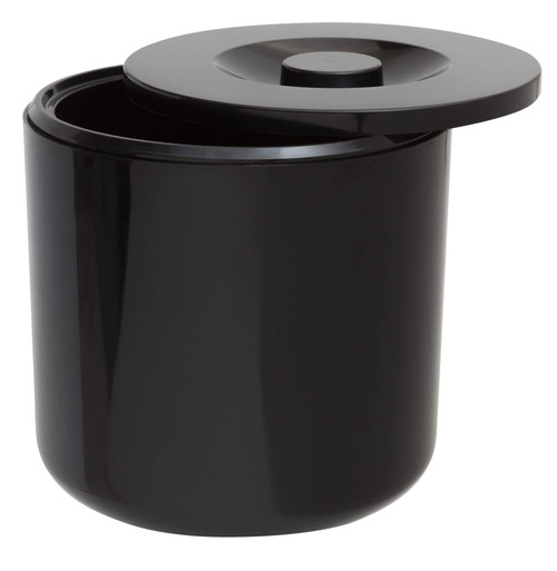 Round Ice Bucket Round Black