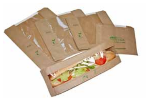 Film Front Bags Compostable 7" x 7" x 1000