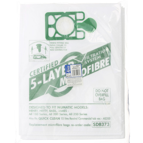 Hepaflow Cloth Vacuum Bag 9 Litre x 10