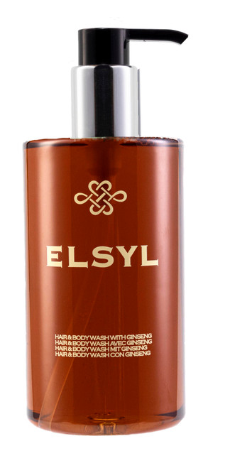 ELSYL Hair & Body Wash Pump Dispenser 300ml x 10