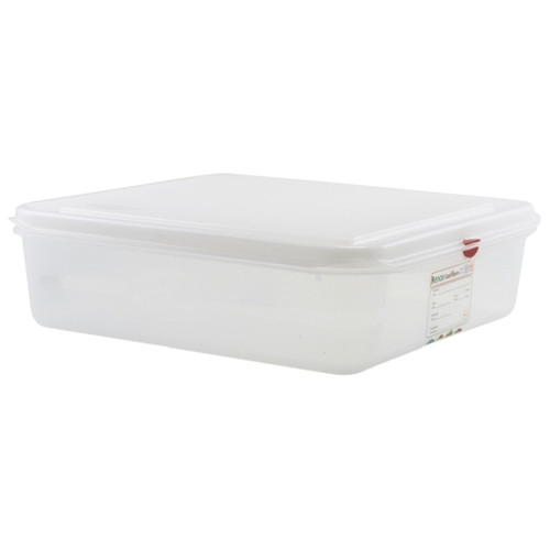 GN Storage Container 2/3 100mm Deep 9L x 6