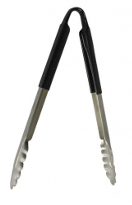Colour Coded Black Serving Tongs 300mm