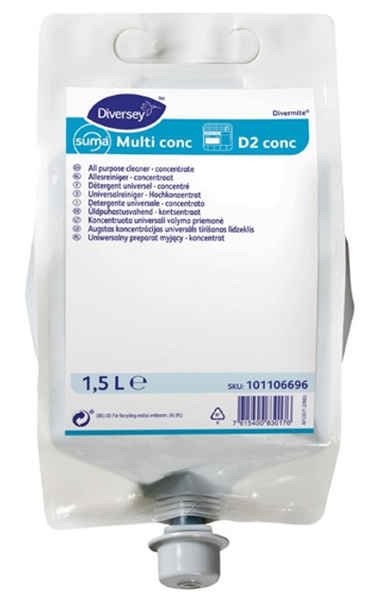 D2 All Purpose CLeaner 1.5lt Cartridge x 4