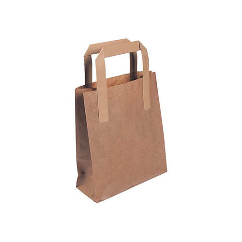 Paper Handled Carrier Bags Brown x 250