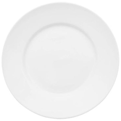 Pure White Wide Rimmed Plates 6.75" (17cm) x 24