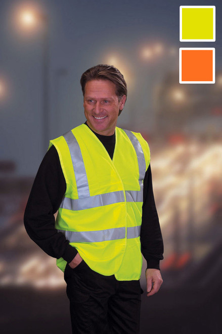 Hi-Vis Band and Brace Vest Yellow