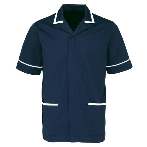 Mens Healthcare Tunic Navy/White