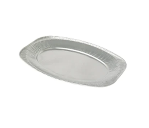 Oval Plain Foil Platters x 10