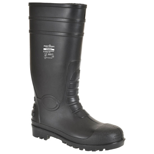 Classic Safety Wellingtons Black