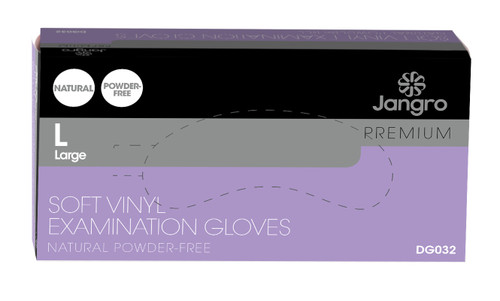Premium Soft Vinyl Glove Powderfree x 100
