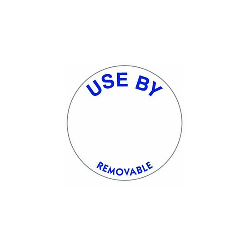 Use By Circle Labels 25mm x 1000 x Roll