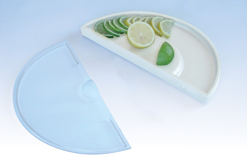 Cutting Board With Cover White