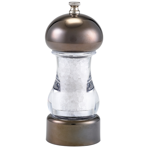 Salt / Pepper Grinder Gun Metal 14cm x 6