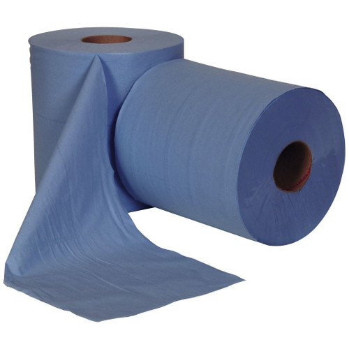 Contract Centrefeed 2ply Blue 150m x 6