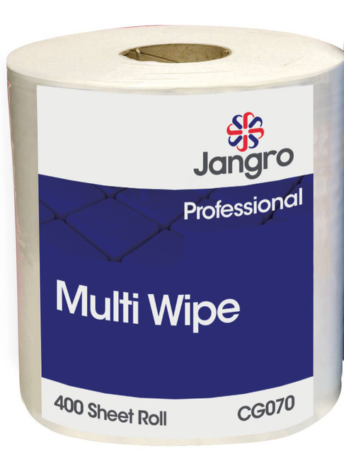 Multi Wipe Roll 25cm x 36cm 400 Sheet Roll