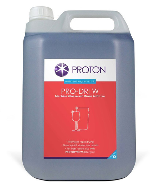 Proton Glasswash Rinse Aid 5lt Pro Dri W