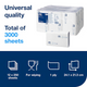 Tork H2 Narrow Multifold Hand Towels 1ply Blue x 3000