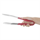 Colour Coded Red Serving Tongs 300mm
