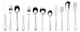 Zephyr Dessert Spoon x 12