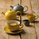 Stonecast Mustard Cappuccino Cup