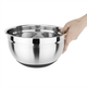 Vogue Stainless Steel Mixing Bowl with Silicone Base 5 Litre
