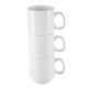 Olympia Whiteware Stacking Mugs 284ml x 12