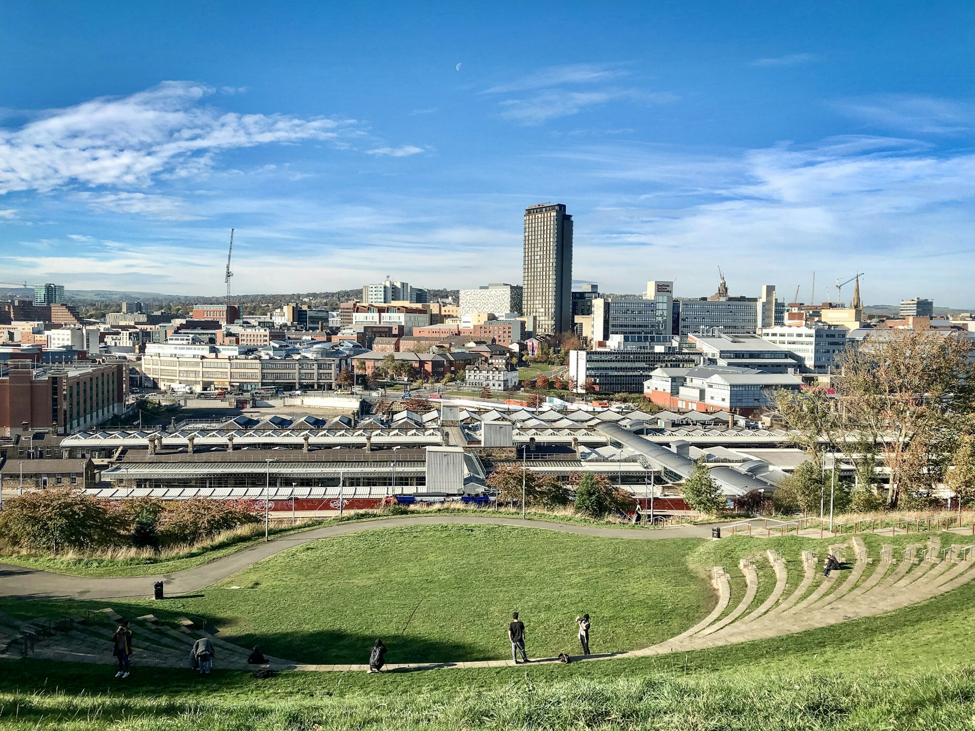 Sheffield City skyline.