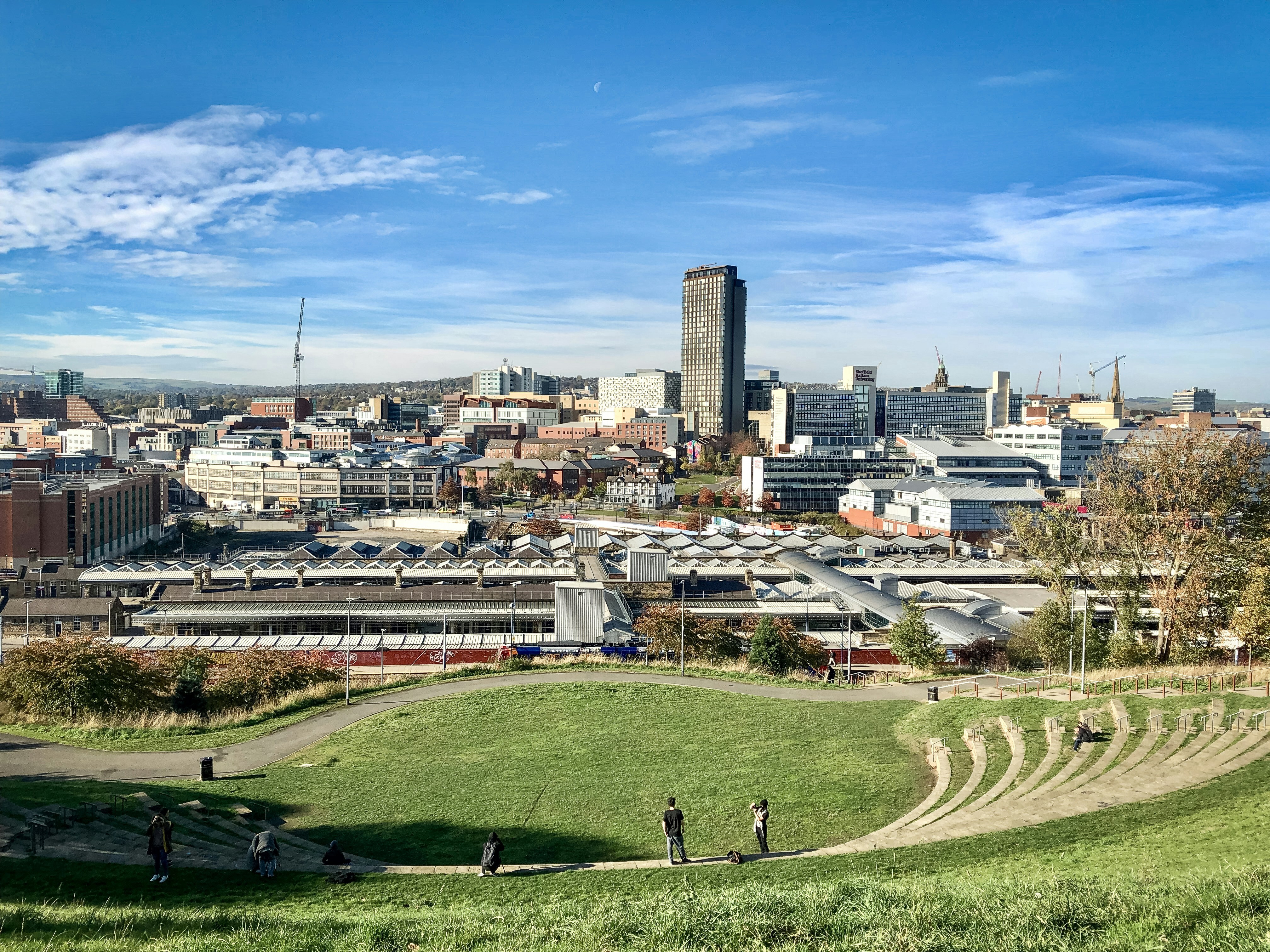 Sheffield City skyline.